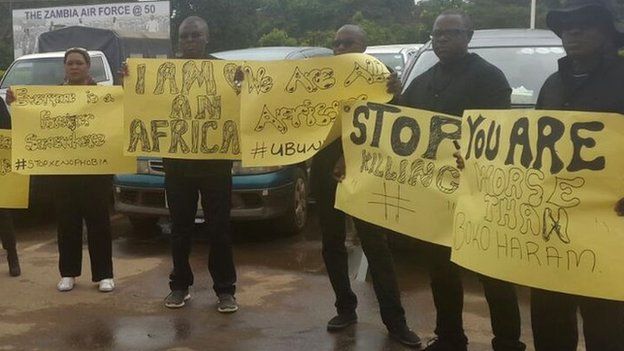 Protest in Lusaka