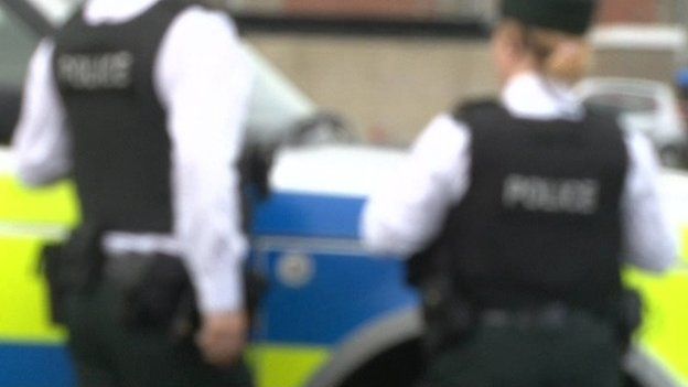 BBC Blurry PSNI officers