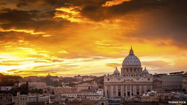 Vatican at sunset