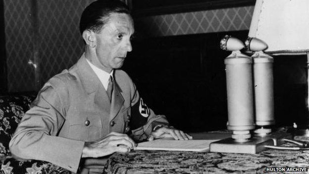 File photo: Joseph Goebbels, 18 April 1939