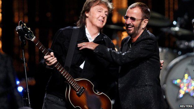 Sir Paul McCartney and Ringo Starr