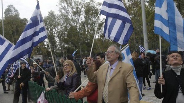 Golden Dawn supporters in Athens (20 April)