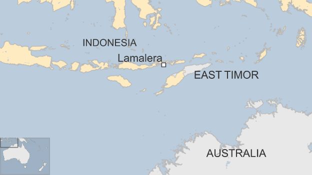 Map of Lamalera