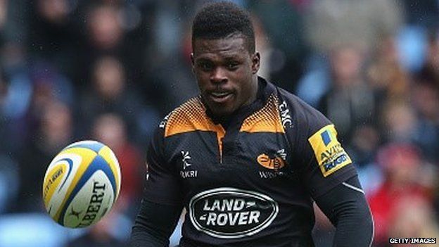 Christian Wade of Wasps in action