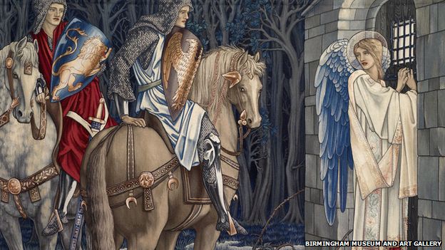 Warhol and the Holy Grail tapestries exhibited in Birmingham - BBC News