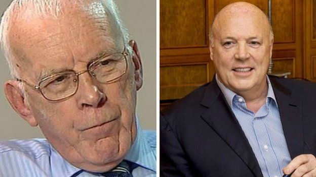 Sir Ian Wood (left) and Jim McColl are two Scottish billionaires on the Sunday Times list