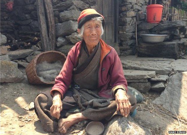 Passing Lama, Tibetan refugee in Bridim village