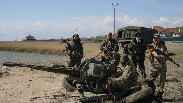 Ukraine government troops in Shyrokyne, 15 Apr 15