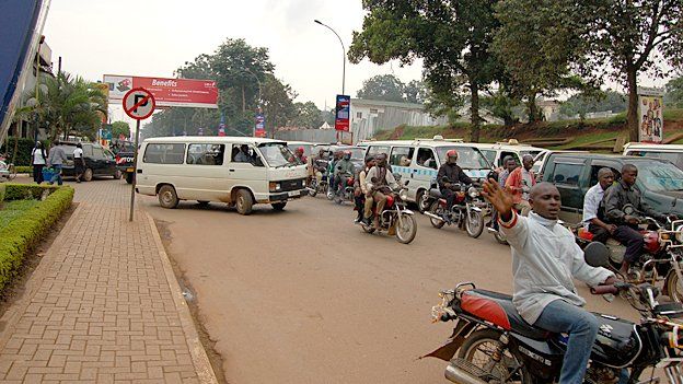 Street scene in Kampala