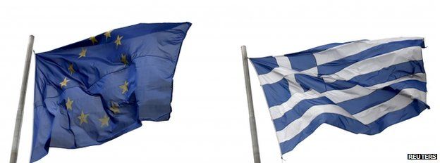 flags in Athens (file pic)