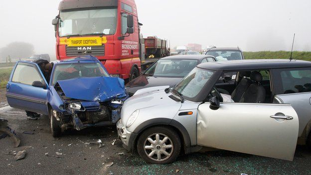 Car crash in Belgium - file pic