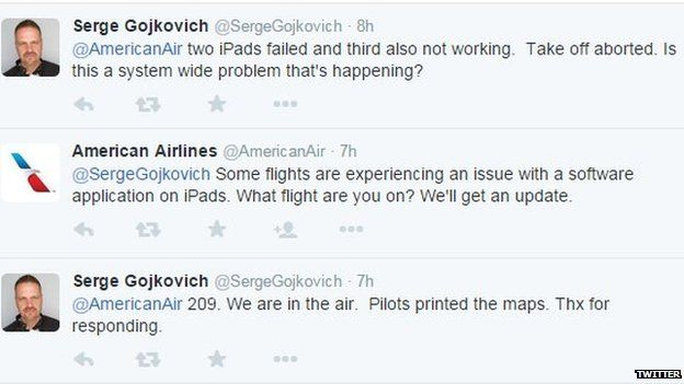 American Airlines tweet