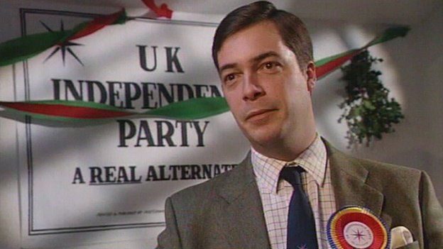 Nigel Farage of the UK Independence Party