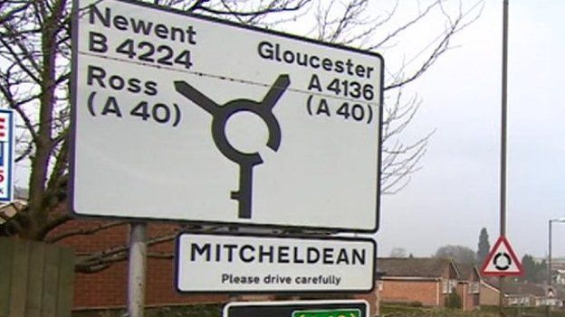 Митчелдинский дорожный знак