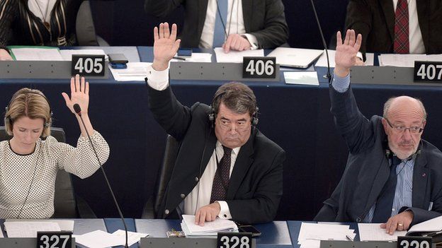 MEPs voting, 28 Apr 15