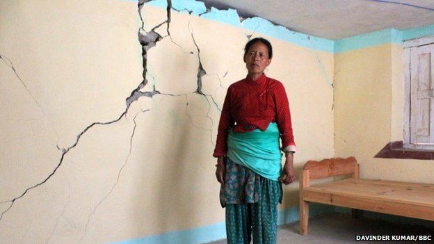 Sano Kanchi’s home was severely damaged. She has a large mortgage and other debts to pay