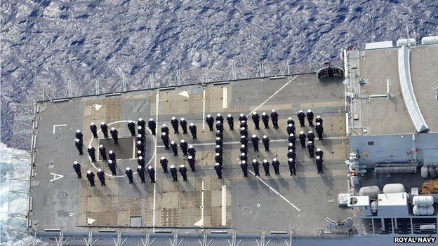 HMS Lancaster tribute