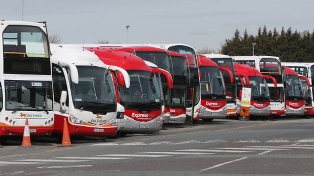 Bus Éireann has said the strike will cost the company €1.5m (£1.1m) in revenue