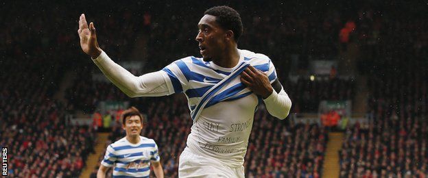 QPR forward Leroy Fer revealed a message of support for Ferdinand after scoring at Anfield