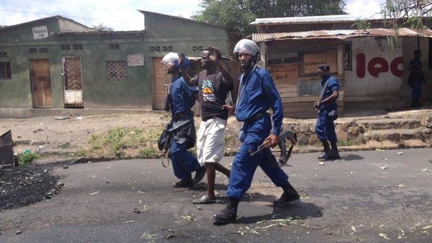 Police in Burundi have made arrests