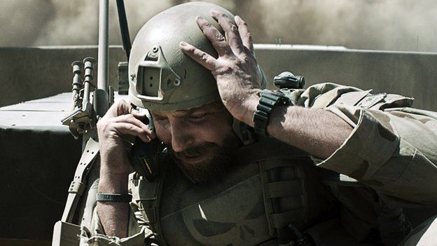 Bradley Cooper in American Sniper film