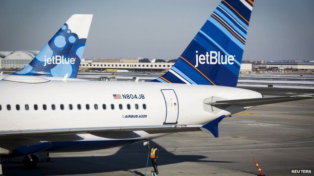 JetBlue planes in New York, file