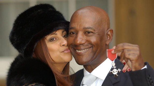 Errol Brown and wife Ginette