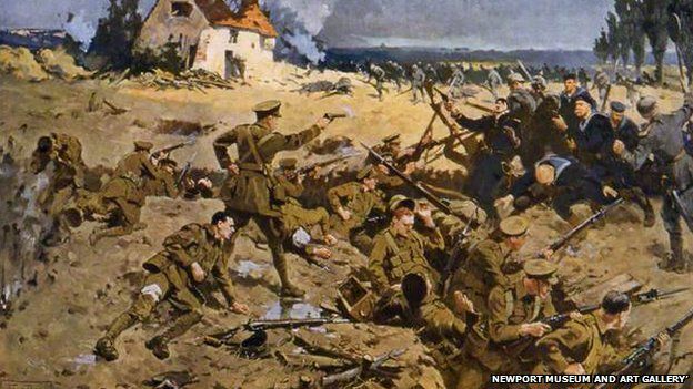 Ypres service to honour Monmouthshire Regiment's fallen - BBC News