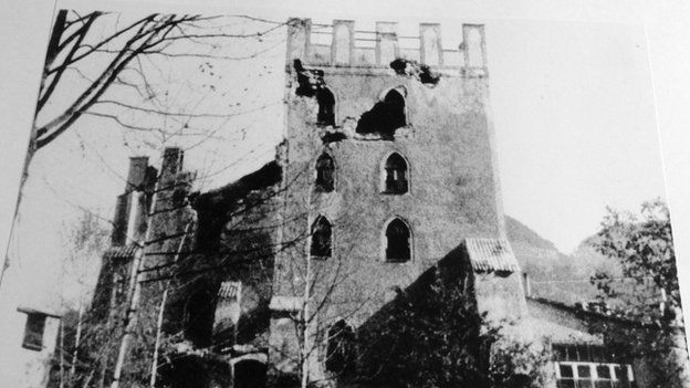 Battle-scarred Schloss Itter