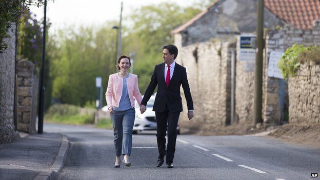 Ed and Justine Miliband
