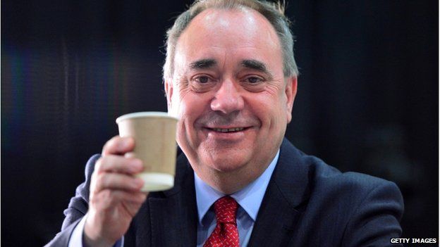 Alex Salmond will be returning to Westminster after winning in Gordon
