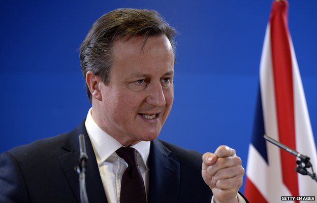 David Cameron in Brussels (file pic March 2015)