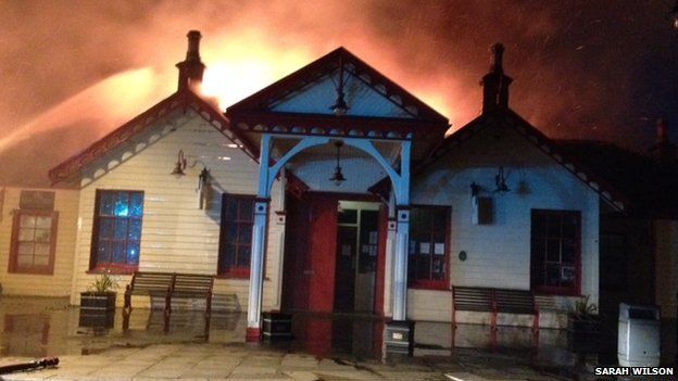 Fire at Old Royal Station