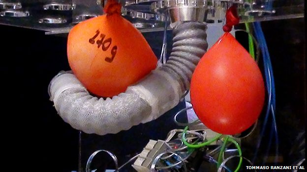 robotic tentacle lifting balloon