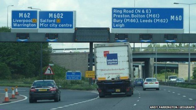 Overnight closure of parts of the M60 planned - BBC News