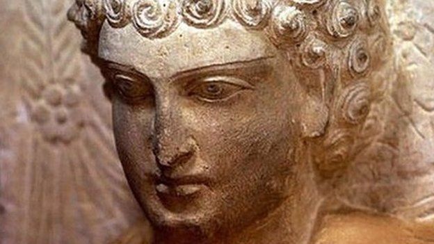 Sculpture found in Palmyra