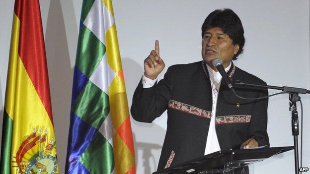 Evo Morales, 24 April 2015