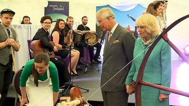 Charles and Camilla in Galway