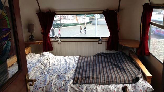 Bedroom on bus