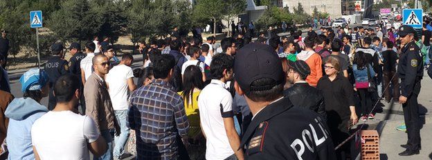 Protest in Baku