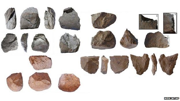 oldest-stone-tools-pre-date-earliest-humans-bbc-news