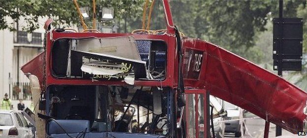 London bus bomb
