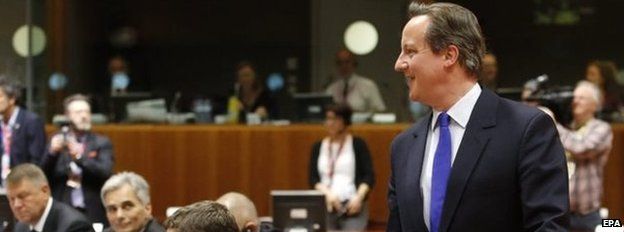 David Cameron arrives for EU migration summit in Brussels