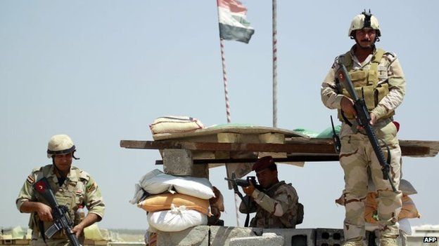 Iraqi troops near Baghdad. Photo: 24 May 2015