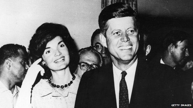 JFK and wife Jackie