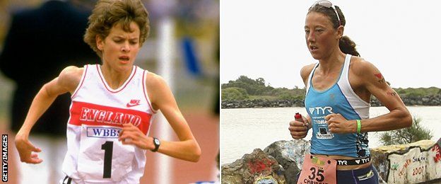 Zola Budd and Chrissie Wellington