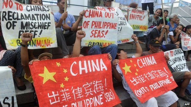 Anti-China protest in Manila, 2015