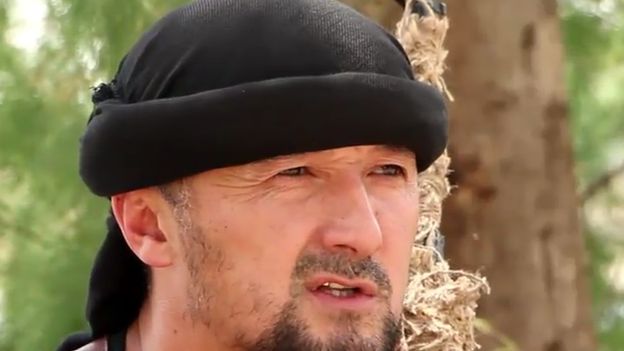 Gulmurod Khalimov, screen grab from Furat video