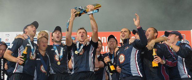 Northants T20 Cup victory