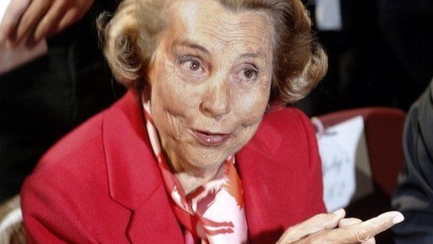 L'Oreal heiress Liliane Bettencourt, pictured here in 2011
